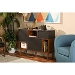Baxton Studio Anderson Mid-century Retro Modern Oak and Espresso Wood Sideboard Storage Cabinet - BSOFP-6794-Oak/Espresso