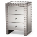 Baxton Studio Azura Modern and Contemporary Hollywood Regency Glamour Style End Table End Table - BSOLD2470