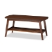 Baxton Studio Sacramento Mid-century Modern Scandinavian Style Dark Walnut Coffee Table - BSORT295A-OCC