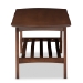 Baxton Studio Sacramento Mid-century Modern Scandinavian Style Dark Walnut Coffee Table - BSORT295A-OCC