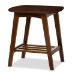 Baxton Studio Sacramento Mid-century Modern Scandinavian Style Dark Walnut End Table - BSORT295B-OCC
