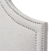 Baxton Studio Avignon Modern and Contemporary Greyish Beige Fabric Upholstered Full Size Headboard - BSOBBT6566-Greyish Beige-Full HB