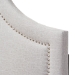 Baxton Studio Rita Modern and Contemporary Greyish Beige Fabric Upholstered Full Size Headboard - BSOBBT6567-Greyish Beige-Full HB