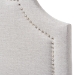 Baxton Studio Rita Modern and Contemporary Greyish Beige Fabric Upholstered Twin Size Headboard - BSOBBT6567-Greyish Beige-Twin HB