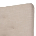 Baxton Studio Hannah Mid-Century Modern Beige Linen Queen Size Platform Bed - BSOBBT6570-Beige-Queen