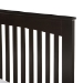 Baxton Studio Hevea Twin Size Dark Brown Solid Wood Platform Bed with Guest Trundle Bed - BSOBed3-Twin-Wenge