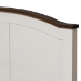 Baxton Studio Harry Classic Butter Milk and Walnut Finishing Twin Size Platform Bed - BSOSB344-Twin-Butter Milk/Walnut