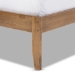 Baxton Studio Trina Contemporary Tree Branch Inspired Polyresin and Walnut Wood King Size Platform Bed - BSOSW8019-Walnut-M17-King