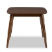 Baxton Studio Flora Mid-Century Modern "Oak" Medium Brown Finishing Wood Dining Table - BSOFlora-Medium Oak-DT