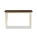 Baxton Studio Napoleon French Country Cottage Buttermilk and "Cherry" Brown Finishing Wood Dining Table - BSONapoleon-Cherry/Buttermilk-DT