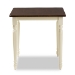 Baxton Studio Napoleon French Country Cottage Buttermilk and "Cherry" Brown Finishing Wood Dining Table - BSONapoleon-Cherry/Buttermilk-DT