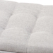Baxton Studio Roanoke Modern and Contemporary Grayish Beige Fabric Upholstered Grid-Tufting Storage Ottoman Bench - BSOBBT3101-OTTO-Greyish Beige-H1217-14