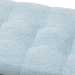 Baxton Studio Roanoke Modern and Contemporary Light Blue Fabric Upholstered Grid-Tufting Storage Ottoman Bench - BSOBBT3101-OTTO-Light Blue-H1217-21