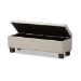 Baxton Studio Hannah Modern and Contemporary Beige Fabric Upholstered Button-Tufting Storage Ottoman Bench - BSOBBT3136-OTTO-Beige-H1217-3