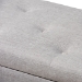 Baxton Studio Hannah Modern and Contemporary Grayish Beige Fabric Upholstered Button-Tufting Storage Ottoman Bench - BSOBBT3136-OTTO-Greyish Beige-H1217-14