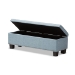 Baxton Studio Hannah Modern and Contemporary Light Blue Fabric Upholstered Button-Tufting Storage Ottoman Bench - BSOBBT3136-OTTO-Light Blue-H1217-21