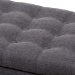 Baxton Studio Kaylee Modern Classic Dark Grey Fabric Upholstered Button-Tufting Storage Ottoman Bench - BSOBBT3137-OTTO-Dark Grey-H1217-20