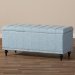 Baxton Studio Kaylee Modern Classic Light Blue Fabric Upholstered Button-Tufting Storage Ottoman Bench - BSOBBT3137-OTTO-Light Blue-H1217-21