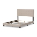 Baxton Studio Brookfield Modern and Contemporary Beige Fabric Upholstered Grid-tufting Queen Size Bed - BSOCF8747B-Beige-Queen
