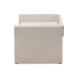 Baxton Studio Camino Modern and Contemporary Beige Fabric Upholstered Daybed with Guest Trundle Bed - BSOCF8756-Beige-Day Bed