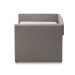 Baxton Studio Camino Modern and Contemporary Grey Fabric Upholstered Daybed with Guest Trundle Bed - BSOCF8756-Grey-Day Bed