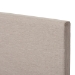 Baxton Studio Elizabeth Modern and Contemporary Beige Fabric Upholstered Panel-Stitched Full Size Platform Bed - BSOIDB048-Beige-Full