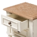 Baxton Studio Marquetterie French Provincial Style Weathered Oak and White Wash Distressed Finish Wood Two-Tone 2-Drawer and 1-Shelf Nightstand - BSOPRL8VM(AR)/M B
