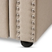 Baxton Studio Mabelle Modern and Contemporary Beige Fabric Trundle Daybed - BSOAshley-Beige-Daybed