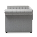 Baxton Studio Mabelle Modern and Contemporary Grey Fabric Trundle Daybed - BSOAshley-Grey-Daybed