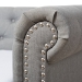 Baxton Studio Mabelle Modern and Contemporary Grey Fabric Trundle Daybed - BSOAshley-Grey-Daybed