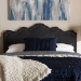 Baxton Studio Nadeen Modern and Contemporary Dark Grey Fabric King Size Headboard - BSOBBT6622-Dark Grey-King HB-H1217-20
