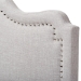 Baxton Studio Nadeen Modern and Contemporary Greyish Beige Fabric Full Size Headboard - BSOBBT6622-Greyish Beige-Full HB-H1217-14