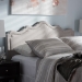 Baxton Studio Nadeen Modern and Contemporary Greyish Beige Fabric Full Size Headboard - BSOBBT6622-Greyish Beige-Full HB-H1217-14