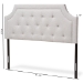 Baxton Studio Mars Modern and Contemporary Greyish Beige Fabric Full Size Headboard - BSOBBT6623-Greyish Beige-Full HB-H1217-14