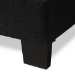 Baxton Studio Brookfield Modern and Contemporary Charcoal Grey Fabric King Size Bed - BSOCF8747B-Charcoal-King