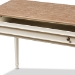 Baxton Studio Marquetterie French Provincial Weathered Oak and Whitewash Writing Desk - BSOPRL5VM(AR)/M B