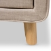 Baxton Studio Jonesy Mid-Century Beige Linen Upholstered 2-Drawer Nightstand - BSOBBT3140-Beige-NS-XD02