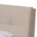 Baxton Studio Adelia Mid-Century Light Beige Whitewash Queen Size Platform Bed - BSOCF8821-Light Beige/Natural-Queen