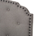 Baxton Studio Lexi Modern and Contemporary Light Grey Fabric Upholstered Queen Size Bed - BSOCF8747-F-Light Grey-Queen
