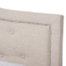 Baxton Studio Emerson Modern and Contemporary Light Beige Fabric Upholstered Full Size Bed - BSOCF8747-G-Light Beige-Full