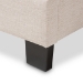 Baxton Studio Emerson Modern and Contemporary Light Beige Fabric Upholstered Full Size Bed - BSOCF8747-G-Light Beige-Full