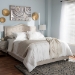 Baxton Studio Emerson Modern and Contemporary Light Beige Fabric Upholstered Full Size Bed - BSOCF8747-G-Light Beige-Full