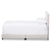 Baxton Studio Hampton Modern and Contemporary Light Beige Fabric Upholstered King Size Bed - BSOCF8747-H-Light Beige-King