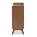 Baxton Studio Brighton Mid-Century Modern White and Walnut Wood 6-Drawer Storage Dresser - BSOBrighton-Walnut/White-6DW-Chest