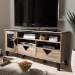 Baxton Studio Cardiff Modern and Contemporary Light Brown Wood 55-Inch TV Stand - BSOW-1512