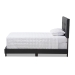 Baxton Studio Brookfield Modern and Contemporary Charcoal Grey Fabric Twin Size Bed - BSOCF8747B-Charcoal-Twin