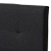 Baxton Studio Brookfield Modern and Contemporary Charcoal Grey Fabric Twin Size Bed - BSOCF8747B-Charcoal-Twin