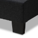 Baxton Studio Brookfield Modern and Contemporary Charcoal Grey Fabric Twin Size Bed - BSOCF8747B-Charcoal-Twin