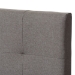 Baxton Studio Brookfield Modern and Contemporary Light Grey Fabric Twin Size Bed - BSOCF8747B-Grey-Twin