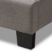 Baxton Studio Brookfield Modern and Contemporary Light Grey Fabric Twin Size Bed - BSOCF8747B-Grey-Twin